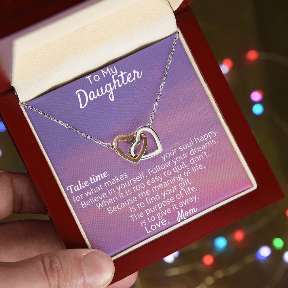Take Time For - Interlocking Hearts Necklace