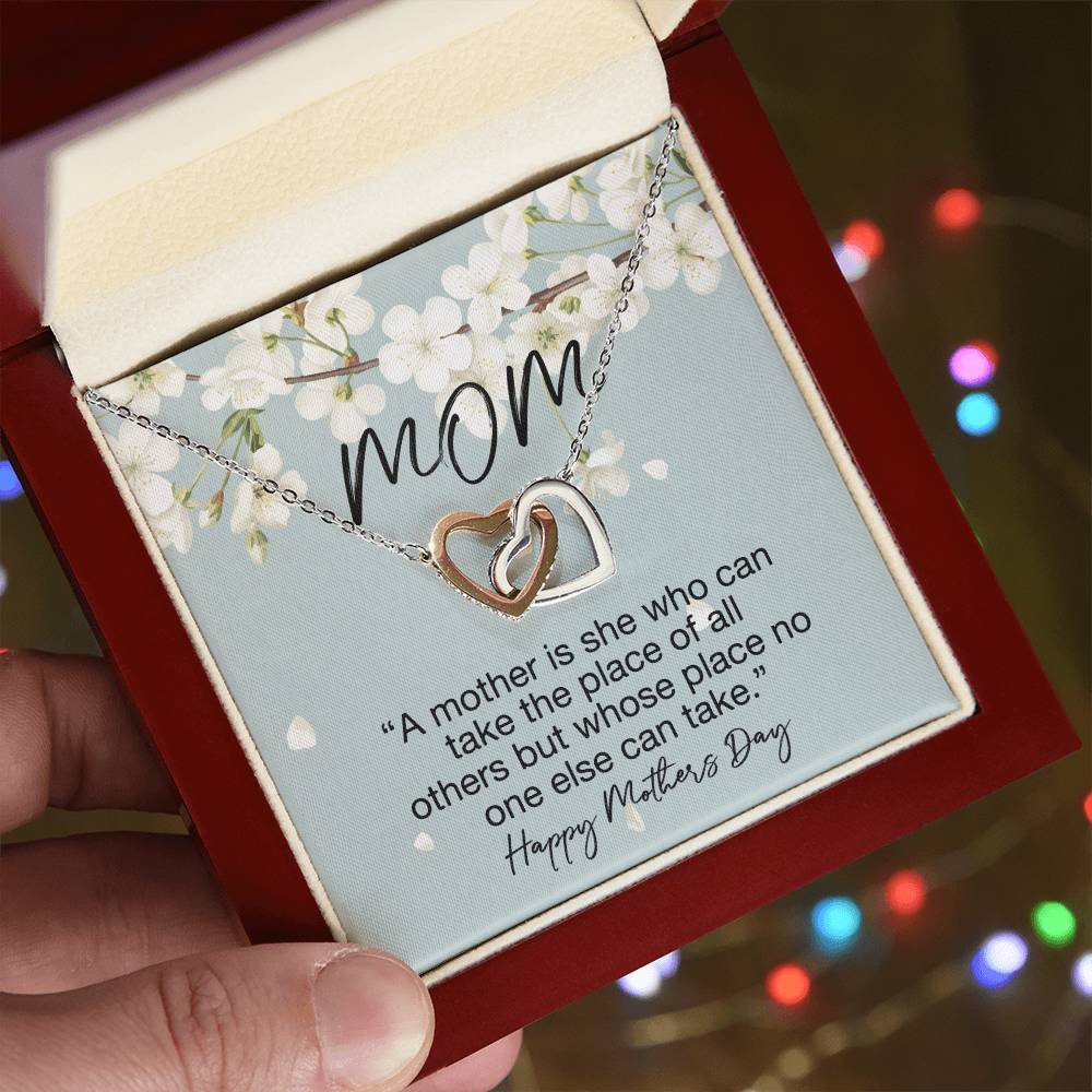 Gift For Mom From Daughter On Mother'S Day Gift For Mom On Mothers Day 2021 Gift Guide For Mom Gift Ideas For Mom Interlocking Hearts Necklace