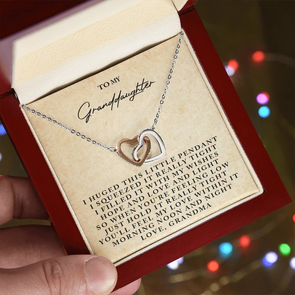 Give Her The Gift She Will Always Remember💝 - Interlocking Necklace Interlocking Hearts Necklace