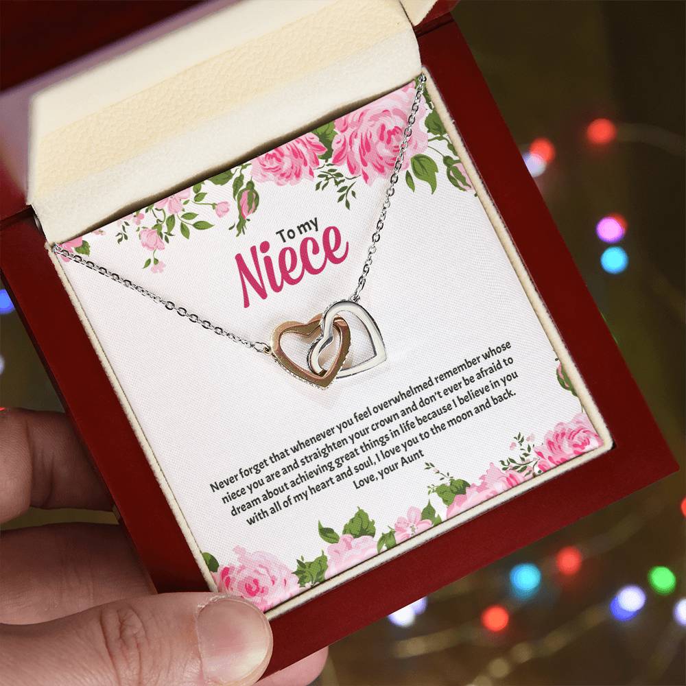 Interlocking Heart Necklace For Niece Interlocking Hearts Necklace