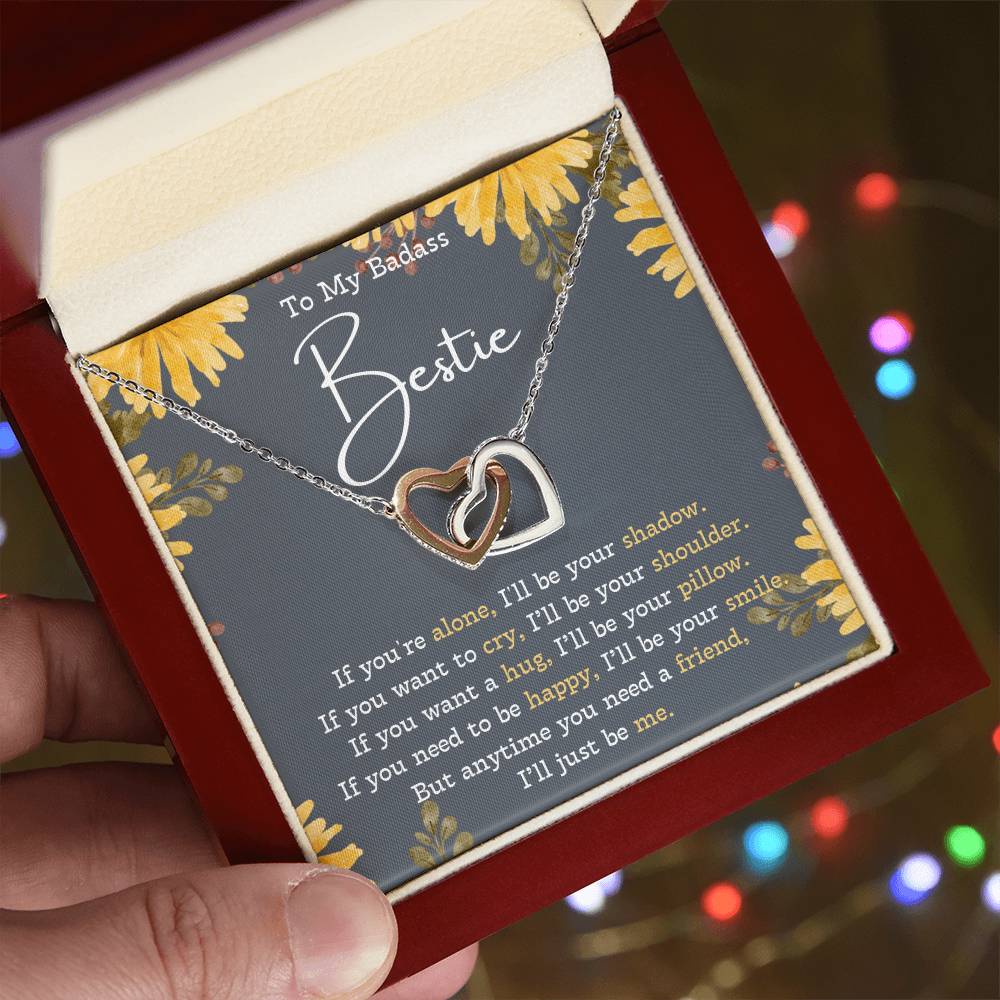 Best Friend Necklace Best Friend Gift Gift For Friend Friendship Interlocking Necklace Friend Forever Gifts Best Friend Birthday Gifts Interlocking Hearts Necklace