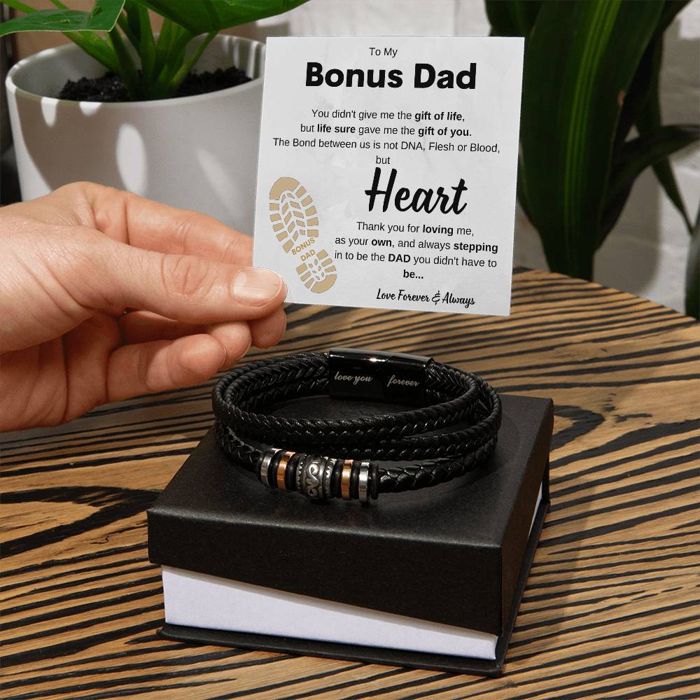Bonus Dad  Heart  Love You Forever Bracelet - Love You Forever Bracelet