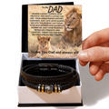 To My Dad - Your Love Have Shaped Me Into The Person I Am Today - Men's Love You Forever Bracelet - Love You Forever Bracelet