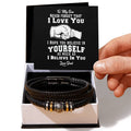 Son - I Believe In You - Son's Love You Forever Bracelet - Love You Forever Bracelet
