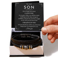 To My Son Never Forget Bracelet - Love You Forever Bracelet