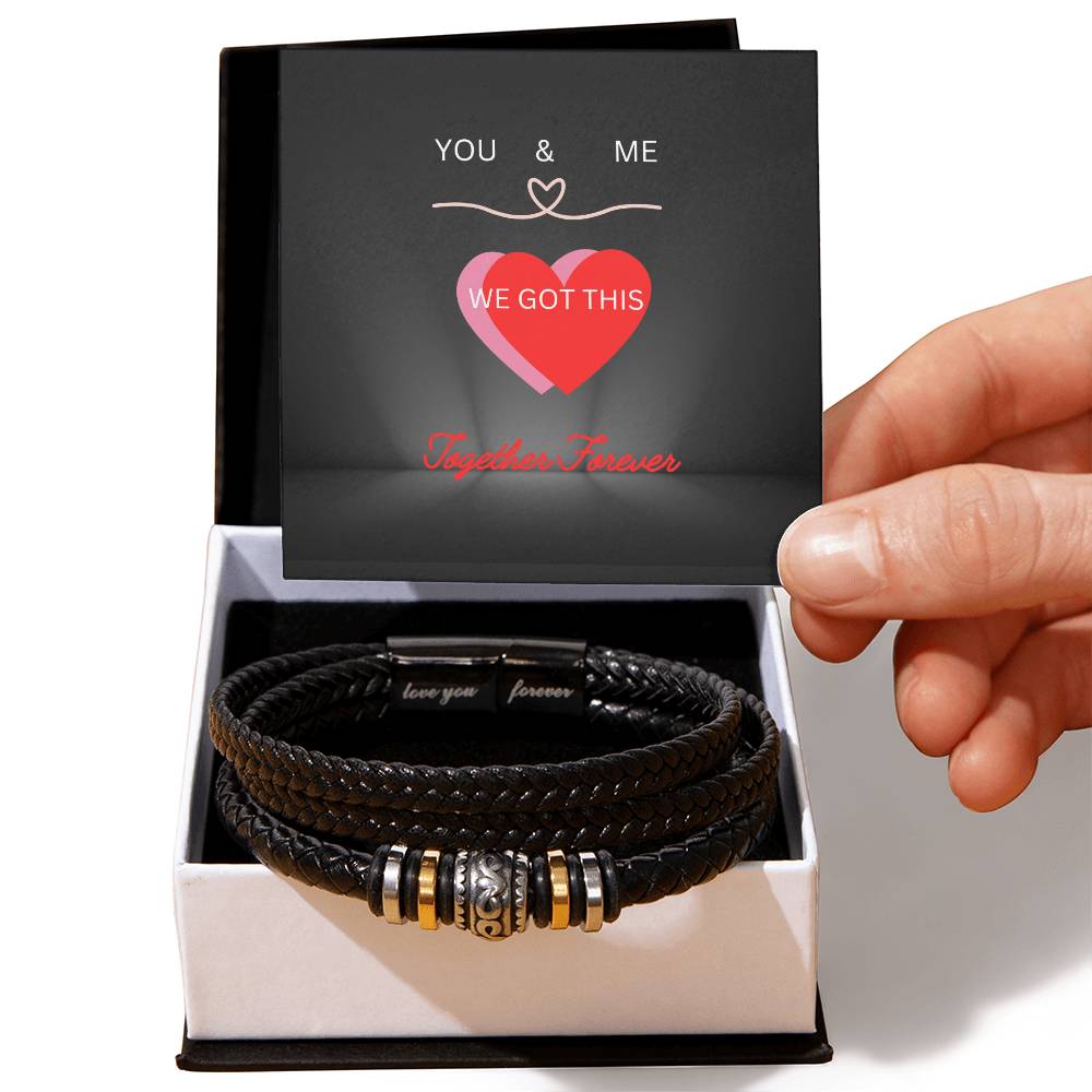 Men's We Got This Bracelet - Love You Forever Bracelet