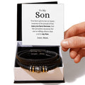 Unique Bracelet For Men, Son Bracelet Gift From Mom - Love You Forever Bracelet