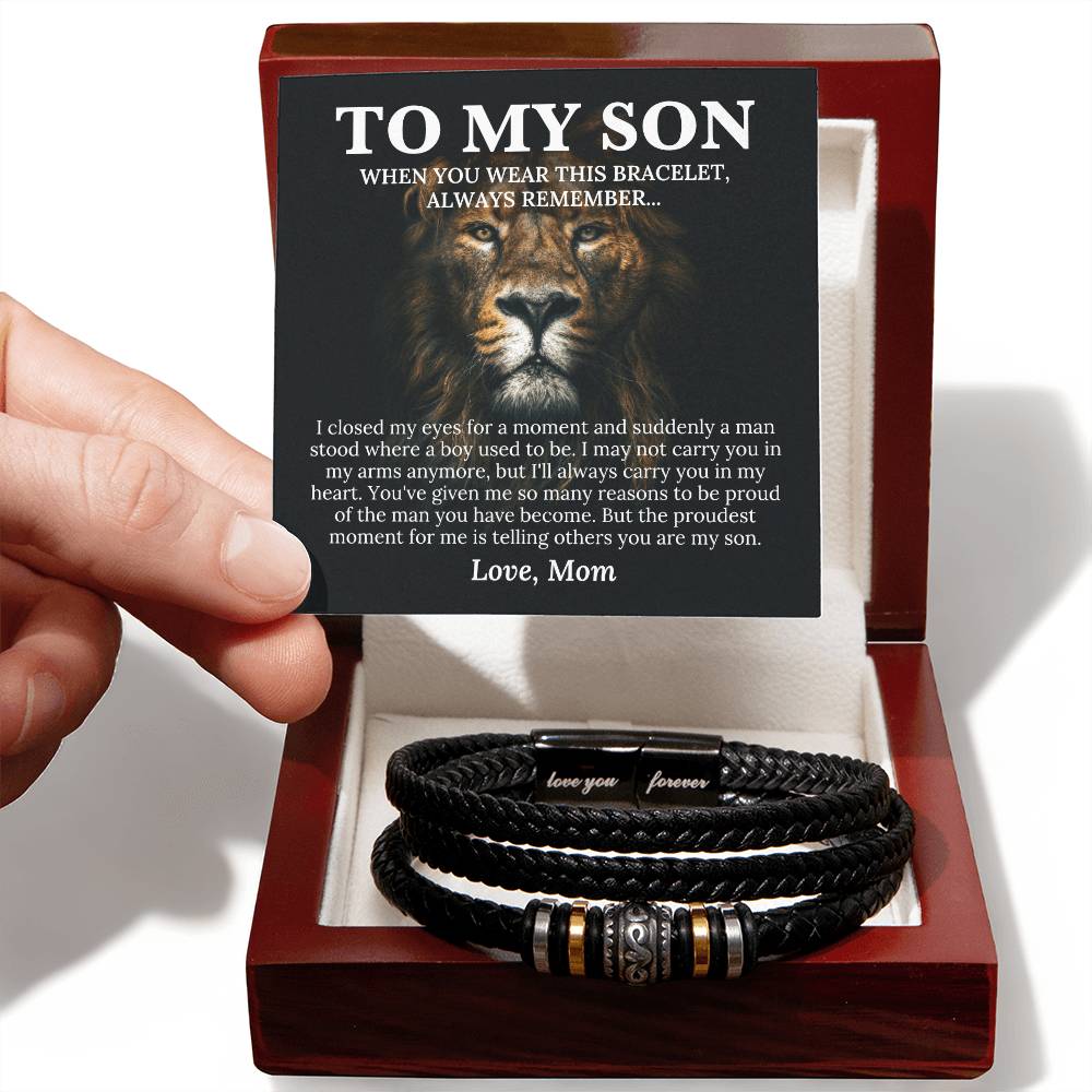 To My Son - Love You Forever Bracelet - Love You Forever Bracelet