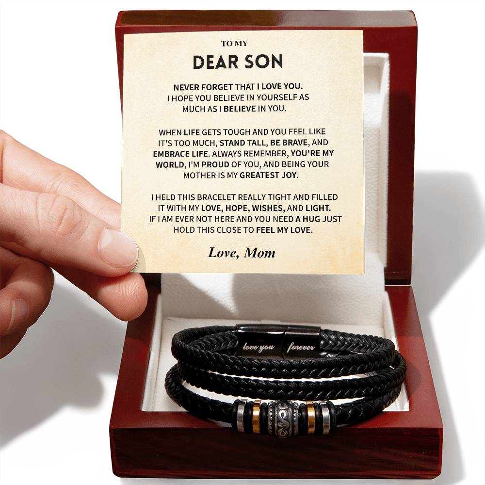 Bracelet- Son Gift - Love You Forever Bracelet