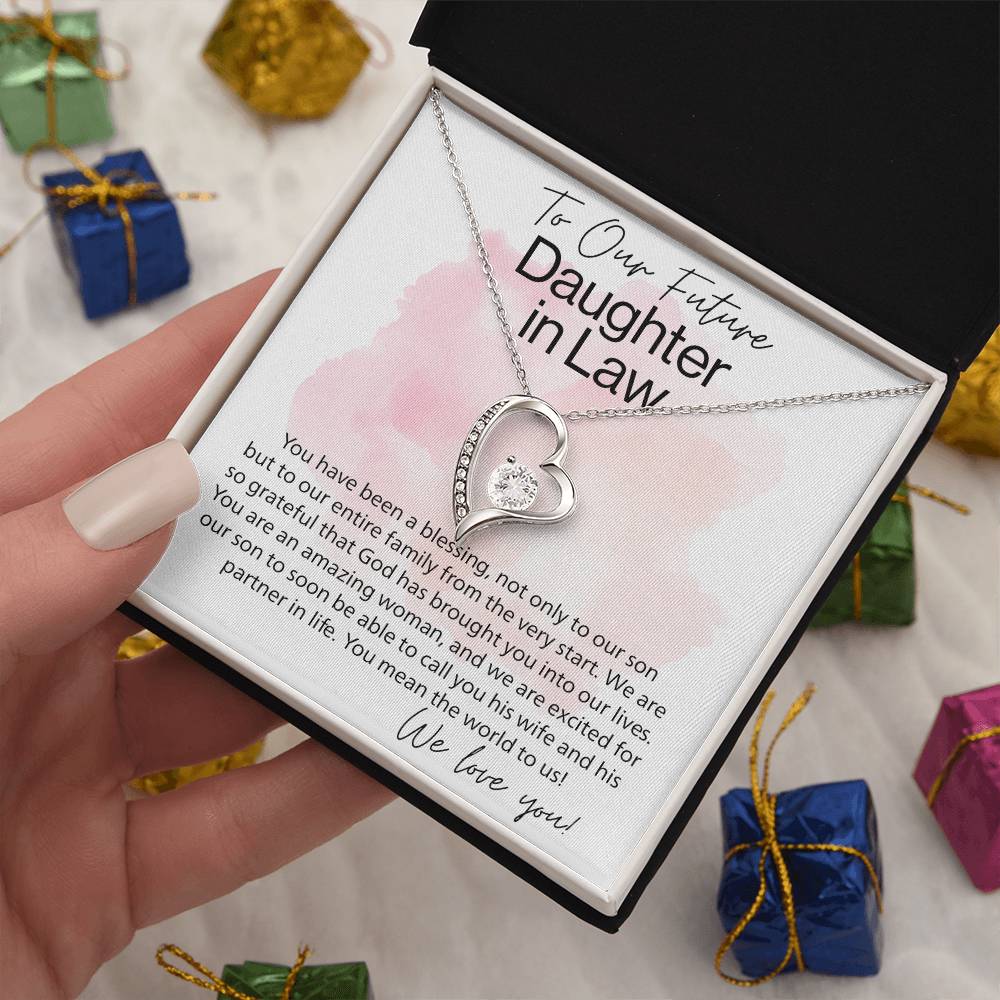 To Our Future Aughter In Law Forever Love Necklace
