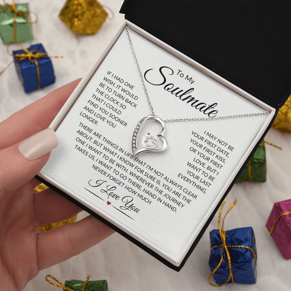 Soulmate Last Everything W  Forever Love Necklace 💘 Forever Love Necklace