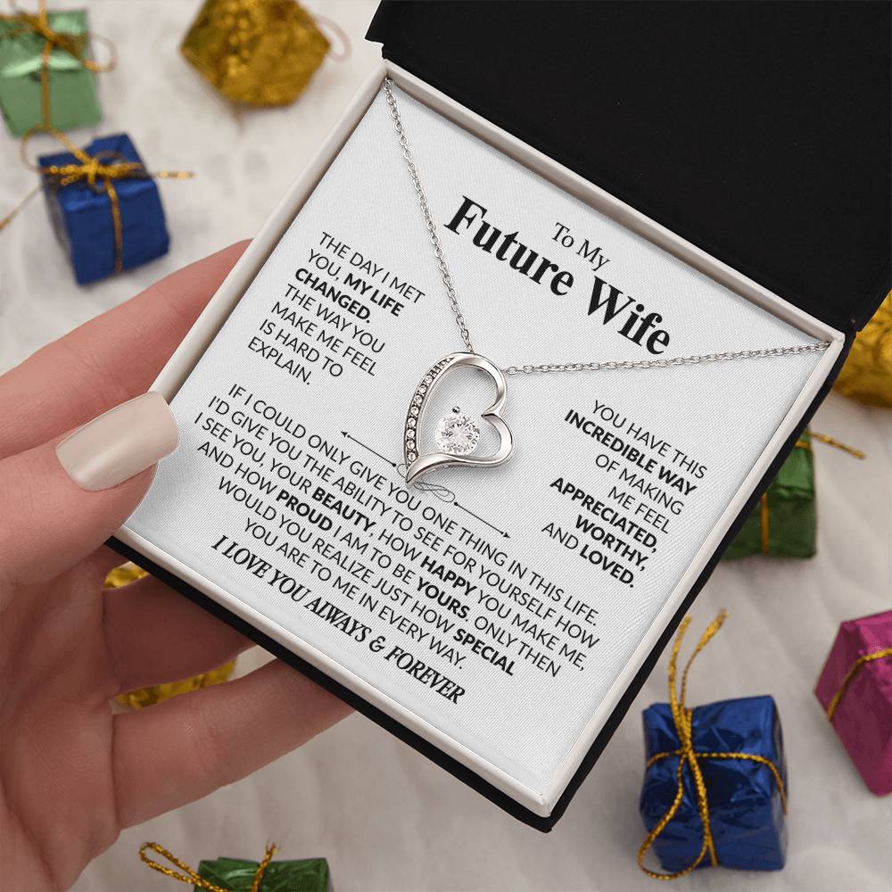 To My Future Wife Forever Love Necklace