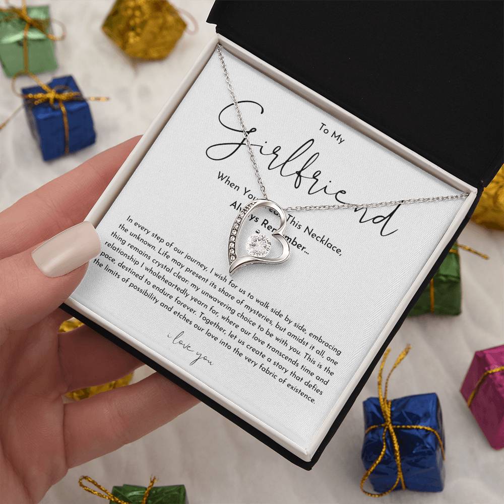 To My Girlfriend Always Remember Forever Love Necklace