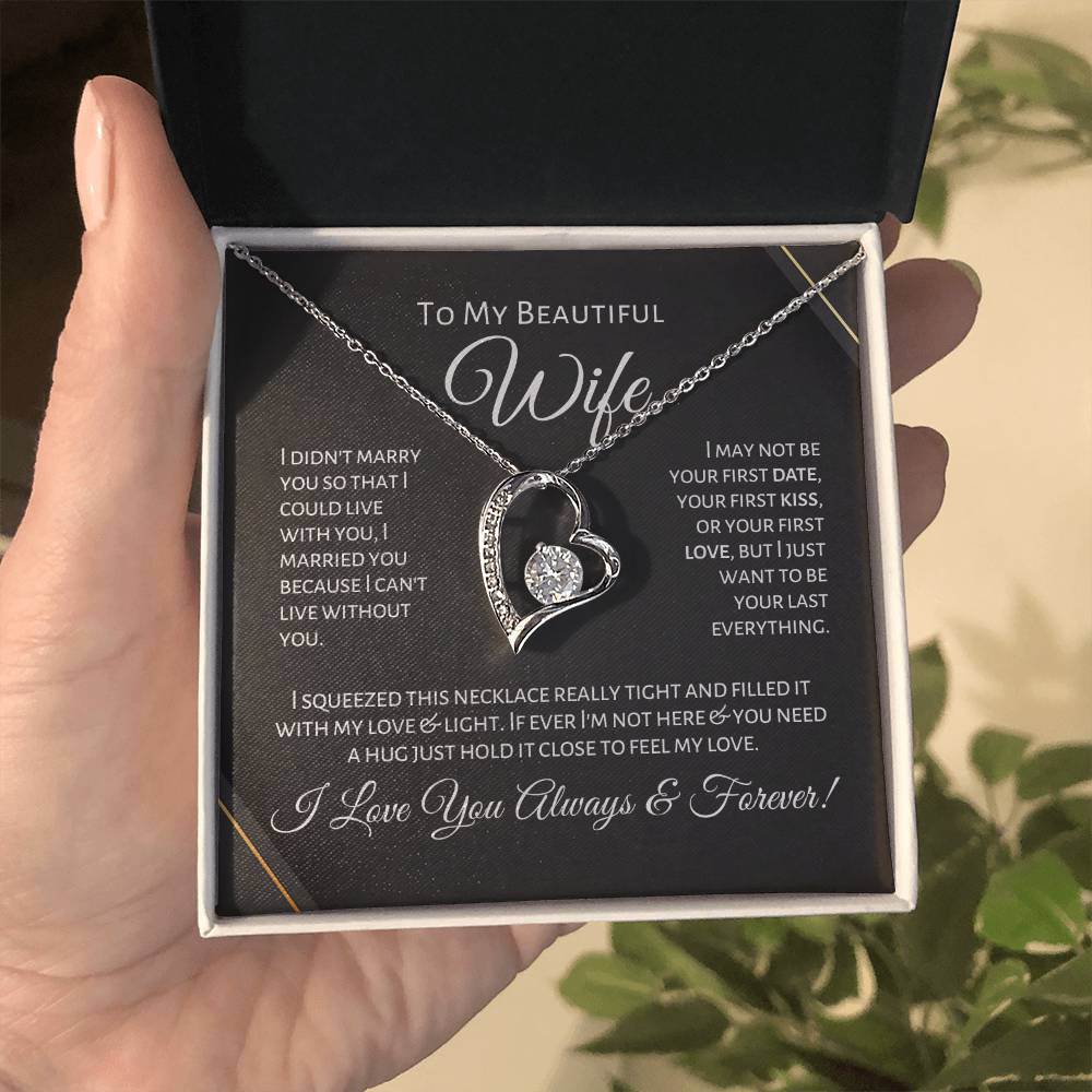 To My Beautiful Soulmate - Love & Light - P1C Forever Love Necklace