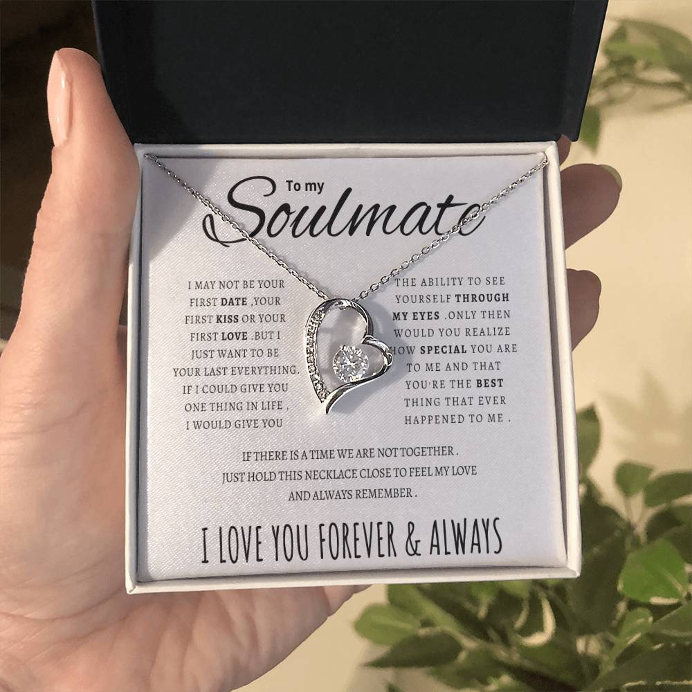To My Soulmate  Forever Love Necklace Forever Love Necklace