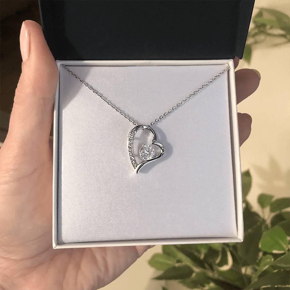 To My Daughter - The Proudest Moment Forever Love Necklace