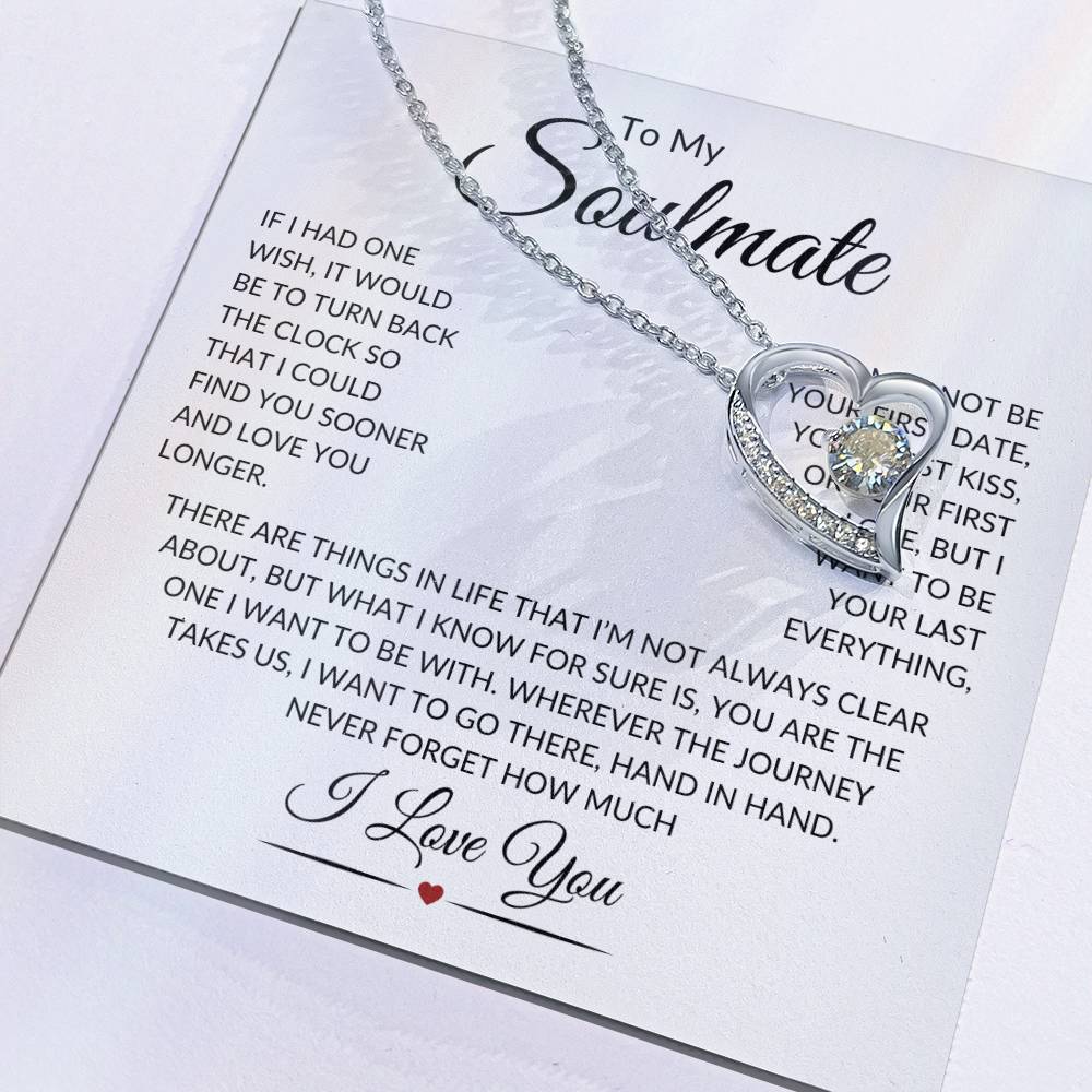 Soulmate Last Everything W  Forever Love Necklace 💘 Forever Love Necklace