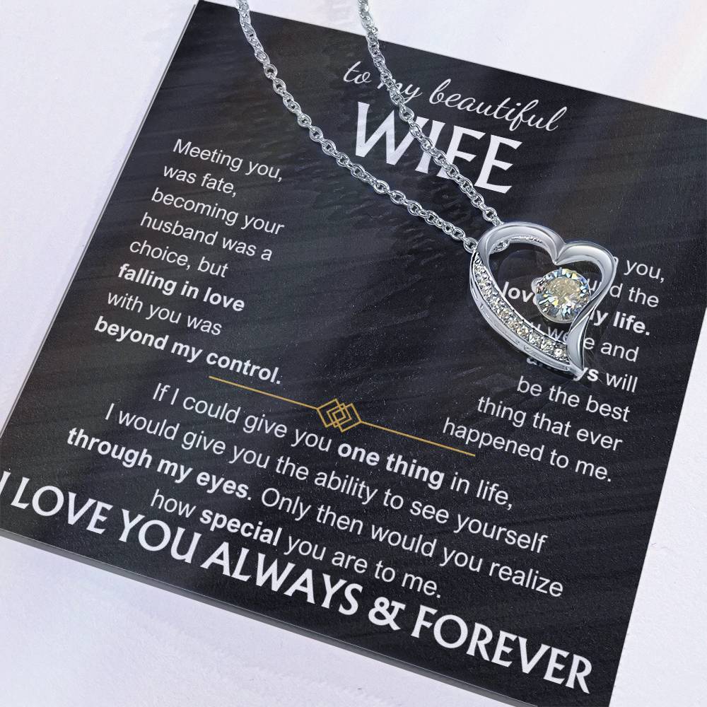 Meeting You Was Fate Forever Love Necklace