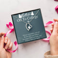Graduation Gift Necklace For Girls - Graduate Gift Jewelry -  College - High School - Elementary School - Senior Graduation - Forever Love Necklace