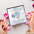 Sister Of The Bride Jewelry Boxsister Of The Bride Forever Love Necklace Sister In Law Wedding Day Gift Sister Of The Groom Wedding Forever Love Necklace