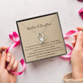 To My Daughter I Love You Forever Love Necklace Mother's Day - Mother To Daughter Birthday Gift - Gifts To Daughter From Mom Forever Love Necklace