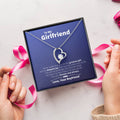 To My Girlfriend My Greatest Gift & Deepest Joy Necklace 1 Forever Love Necklace