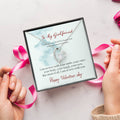 Gift For Valentines - Forever Love Necklace - To My Girlfriend Forever Love Necklace