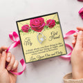 To My Beautiful Girlfriend - The Forever Love Necklace Forever Love Necklace