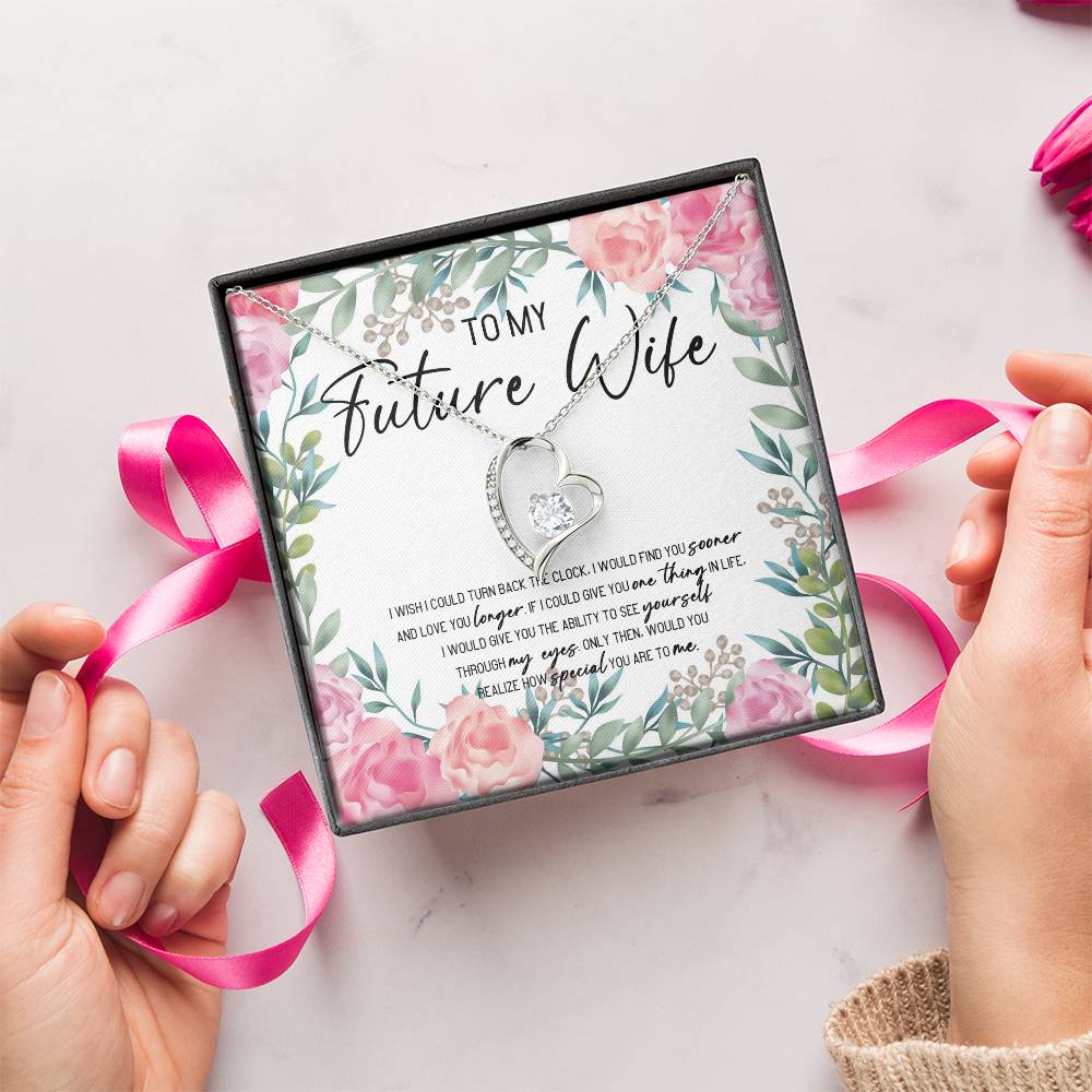 My Future Wife Necklace Gift To My Wife Necklace Customize Future Wife Necklace Necklace For Wife Necklace Gift For Wifewife Forever Love Necklace