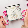 For My Daughter Forever Love Necklace - Gift For Daughter From Mom Daughter Mother Necklace Daughter Gift From Mommy Forever Love Necklace