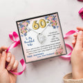 60Th Anniversary Heart Necklace Gift To Wife Forever Love Necklace