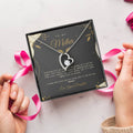 To My Angel Mother Forever Love Necklace