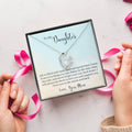 To My Daughter Hard Times And Good Times - Collection Daughter Gift Jewelry Necklace From Daughter Anniversary Daughter Mother Necklace Daughters Forever Love Necklace