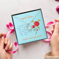 Gift For Mom Forever Love Necklace With Message Card Forever Love Necklace