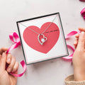 To My Wife You're In My Heart - Forever Love Necklace Forever Love Necklace