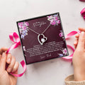 Gift For Daughter Infinity Necklace Jewelry Gift For Daughter Birthday Gift Graduation Gift Grown Up Daughter Christmas Forever Love Necklace