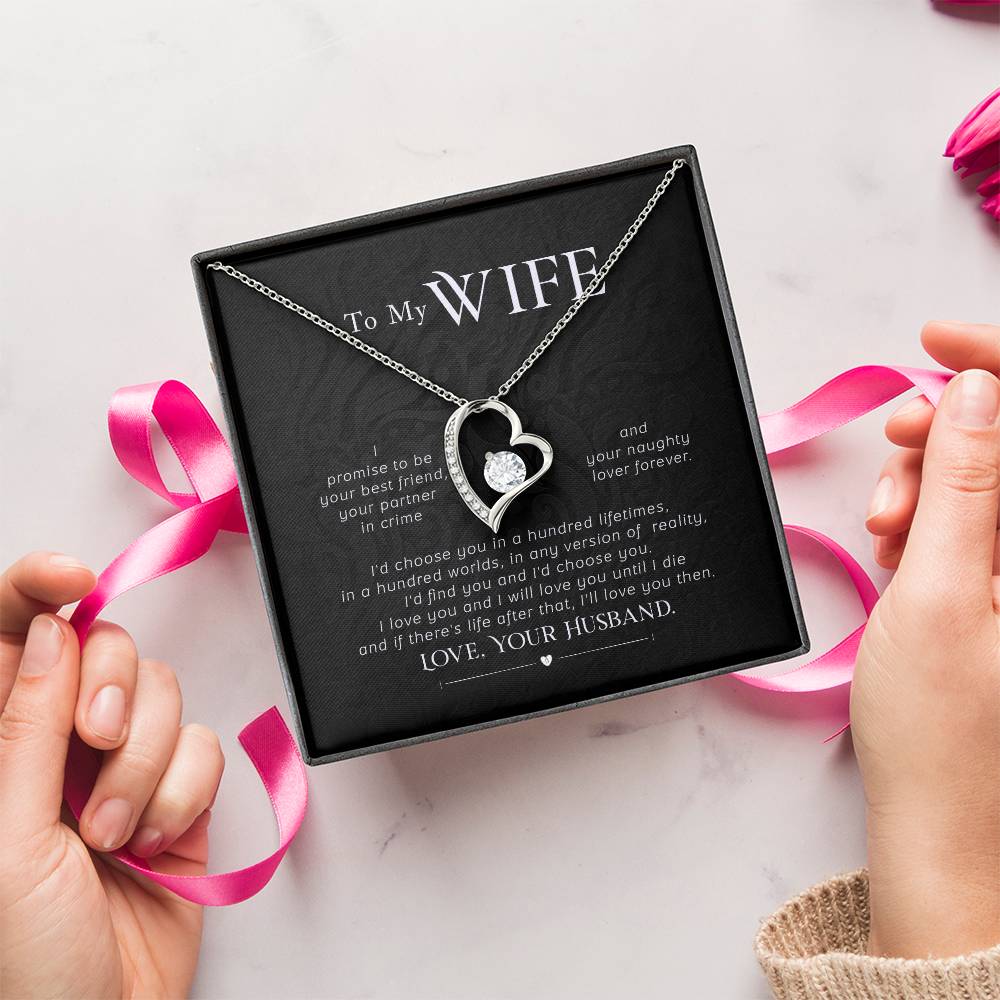 My Beautiful Wife Forever Love Necklace