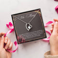 New Mommy Necklace New Mom Forever Love Necklace New Mom Necklace Customize Pregnancy Necklace Mama To Be Necklace New Mother Forever Love Necklace