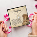 To My Dad Never Forget That I Love You Father's Day Father Daughter Necklace Father To Daughter Birthday Gift Gifts Forever Love Necklace