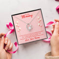 To My Mommy I Can Hear You Say You Love Me As I Wrangle In Your Tummy I Want You I Love You Necklace 1 Forever Love Necklace