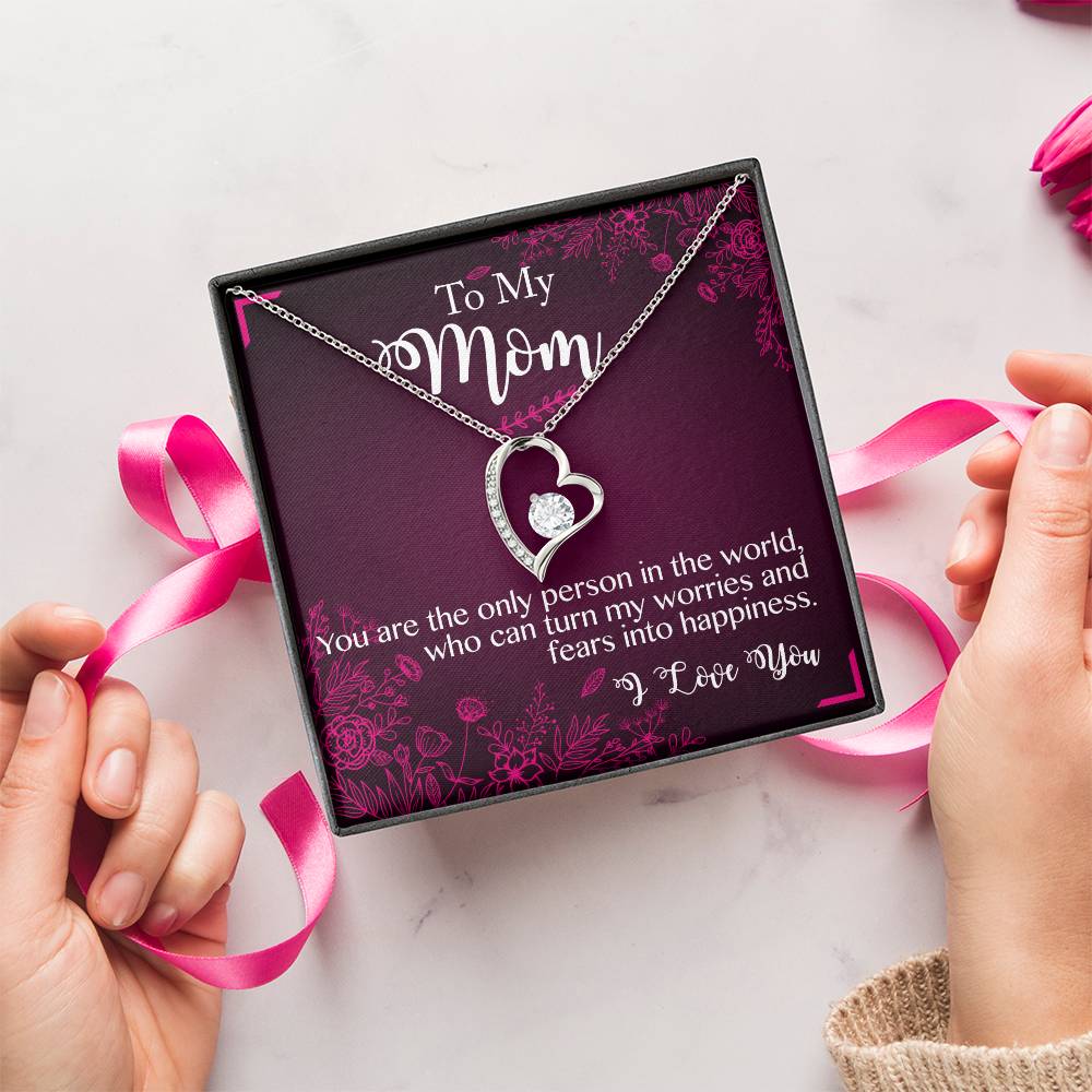 To My Mom 6 Forever Love Necklace