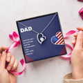 Dad When We Can't Be Together Forever Love Necklace
