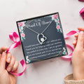 Forever Love Necklace Maid Of Honor Giftpersonalized Thank You For Being My Maid Of Honor Necklace Maid Of Honor Thank You Gift From Forever Love Necklace