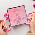 To My Girlfriend - Your Beautiful Smile - Forever Love Necklace Forever Love Necklace