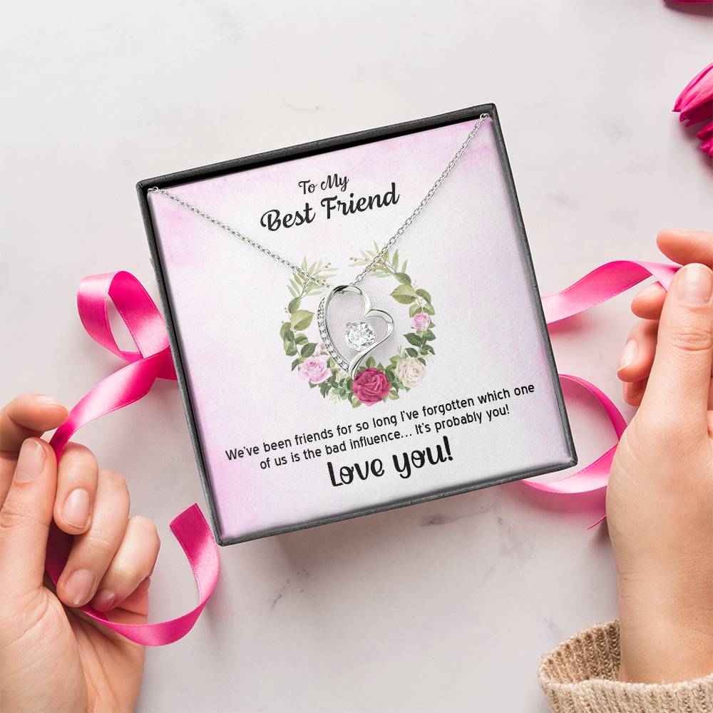 To My Best Friend Necklace Forever Love Necklace