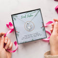 Perfect Gift For Besties - 925 Sterling Silver Pendant Forever Love Necklace