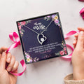 Gift For Wife Necklace With Message Card 1 Forever Love Necklace