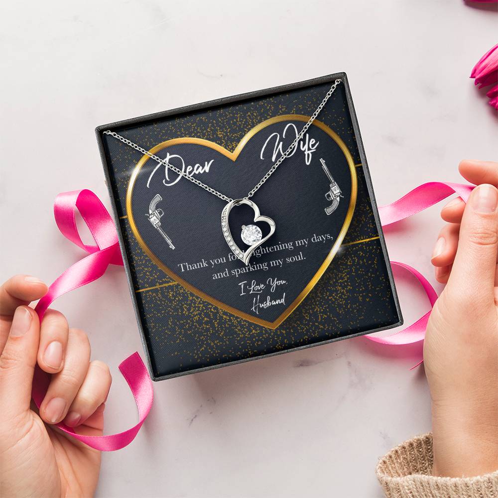 Dear Wifei Love You 1 Forever Love Necklace
