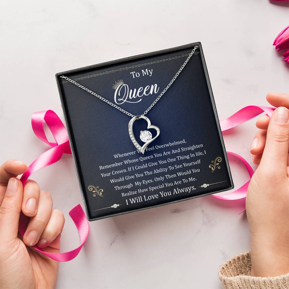 My Queen I Will Love You Always Forever Love Necklace 1 Forever Love Necklace