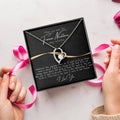 To My Wife Forever Necklace When You Wear This Necklace Always Remember. . . 1 Forever Love Necklace